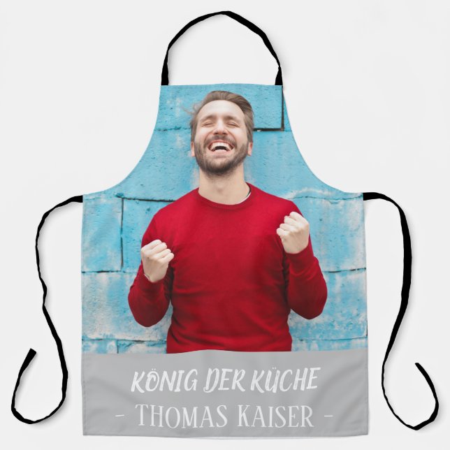 Design apron with its own name and photo (Front)