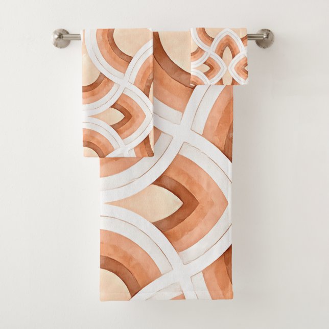 Design arc-en-ciel rétro à la rouille et au désert (En situation)