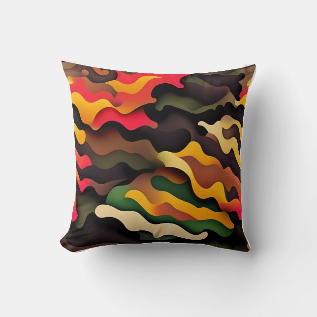 Design art 4k throw pillow (Front)