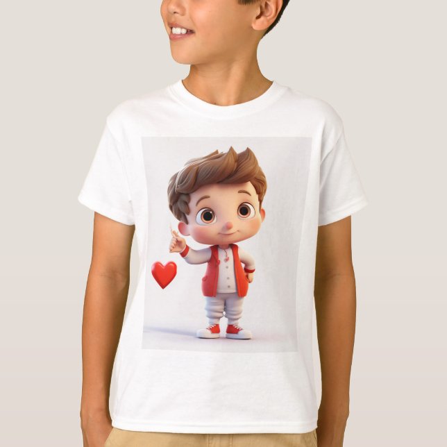 Design art boy T-Shirt (Front)