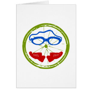 Design artistique cool de triathlon