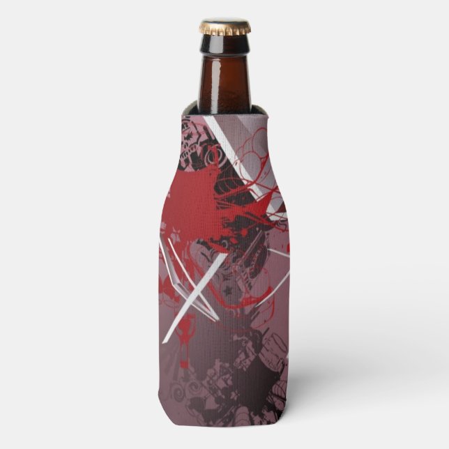 Design Backgrounds Bottle Cooler (Bottle Front)