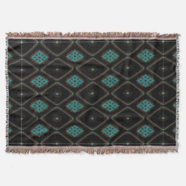 Design Brown & Turquoise 1 - Lancer la couverture (Devant)
