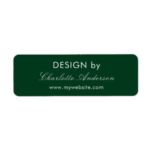 Design by name emerald green business entrepreneur