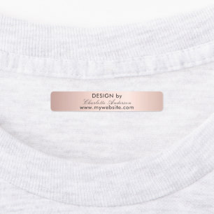 Design by name rose gold script business