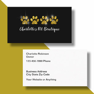 Design Carte de visite classique de la Boutique po