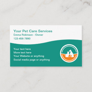 Design Carte de visite moderne des services pour a