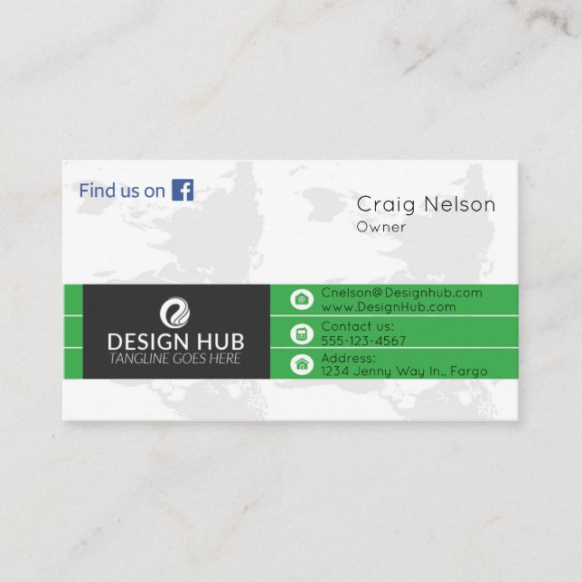 Design carte de visite professionnel (Devant)