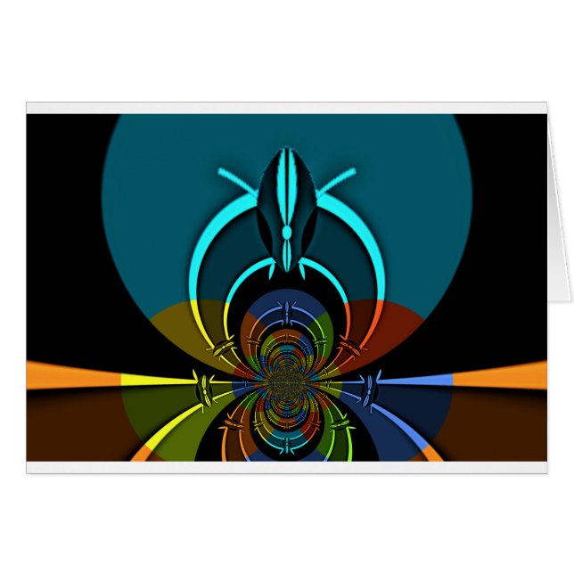 Design coloré du Bouclier Masaï (Devant horizontal)