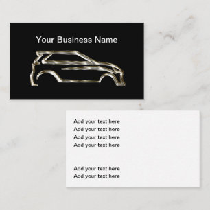 Design Cool Carte de visite automobile classique