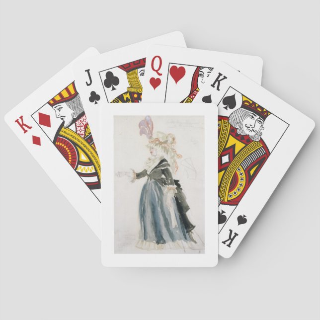 Design costume for 'Misa Sert' as 'A Lady of the Playing Cards (Back)