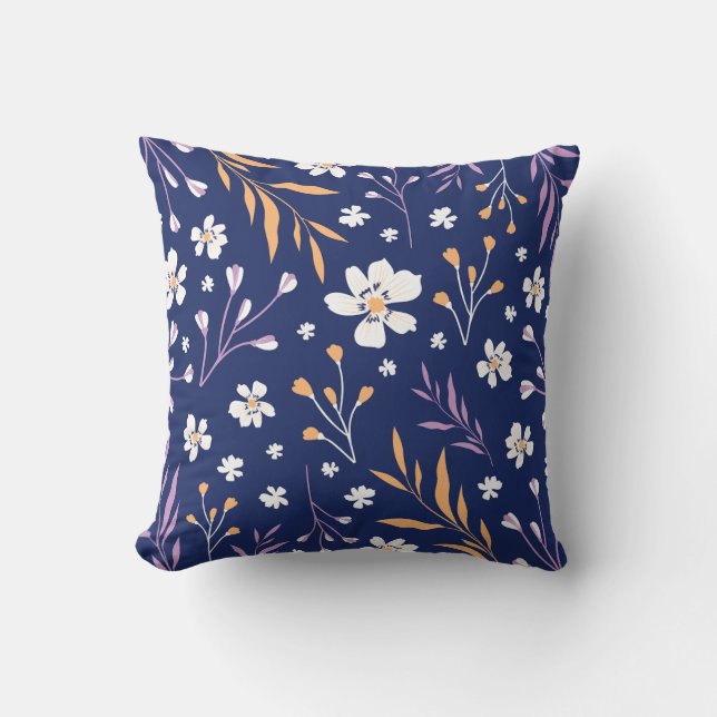 Design coussin bleu (Recto)