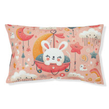 Design coussin de lapin pour enfants