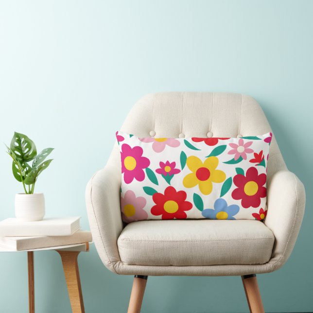 Design coussin floral (Chaise)