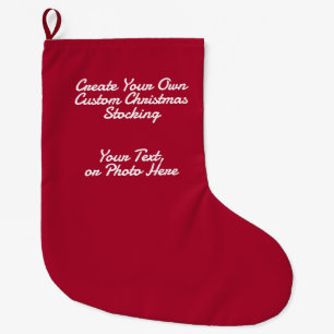 Design & Create Your Own Custom Large Christmas Stocking