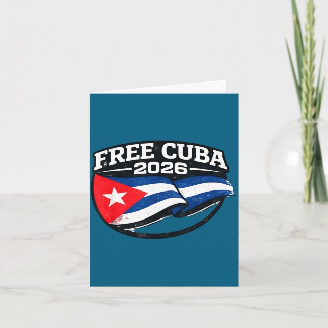 Design Cuba Cuba Libre Donroe Doctrine Card (Front)