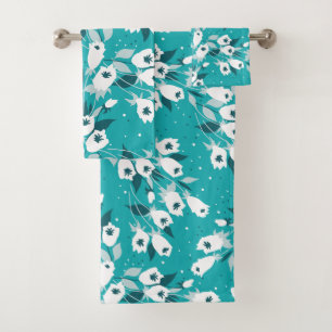 Design d'art botanique Motif élégant à la fleur de