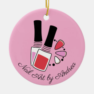 Design d'art ongles ornement céramique