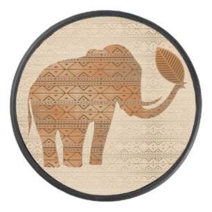 Design d'art tribal des éléphants