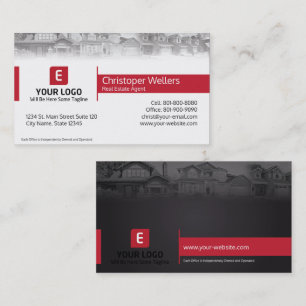 Design de carte d'entreprise immobilière de Keller