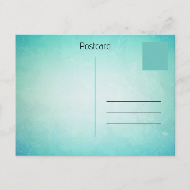 Design de carte postale couleur créative (Devant)