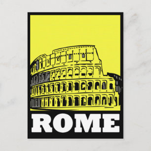 Design de carte postale Rome