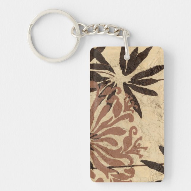 Design de crayon floral avec Feuilles tawny (Devant)