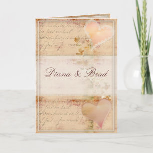 Design de mariage vintage à l'ancienne