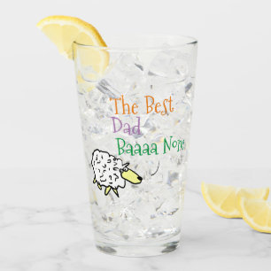 Design de mouton pour le meilleur verre papa