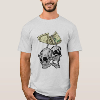 design de t-shirt crâne argent, haute qualité, ima