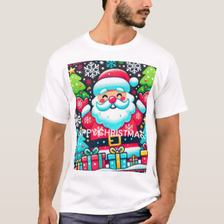 design de t-shirt de noël