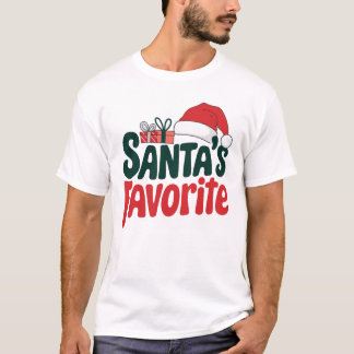 Design de t-shirt favori père Noël