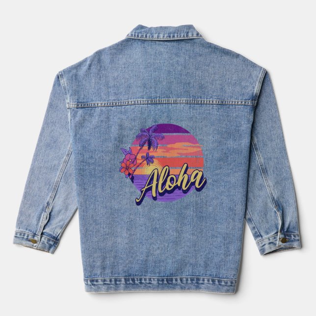Design de texte de style rétro "Aloha" (Verso)