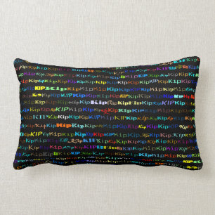 Design de texte Kip I Coussin Lumbar