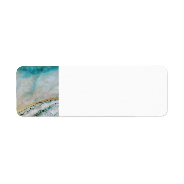Design d'encre Dreamy Blue Ocean inspiré (Devant)
