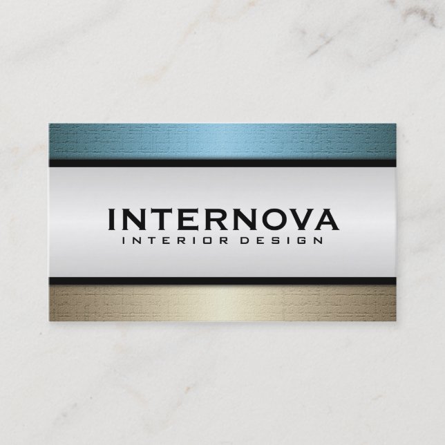 Design d'intérieur - cartes de visite (Devant)