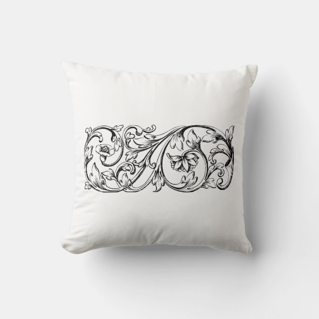design divider separator throw pillow (Front)