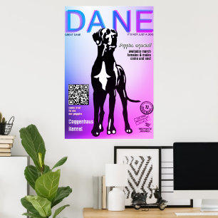 design dog for sale poster