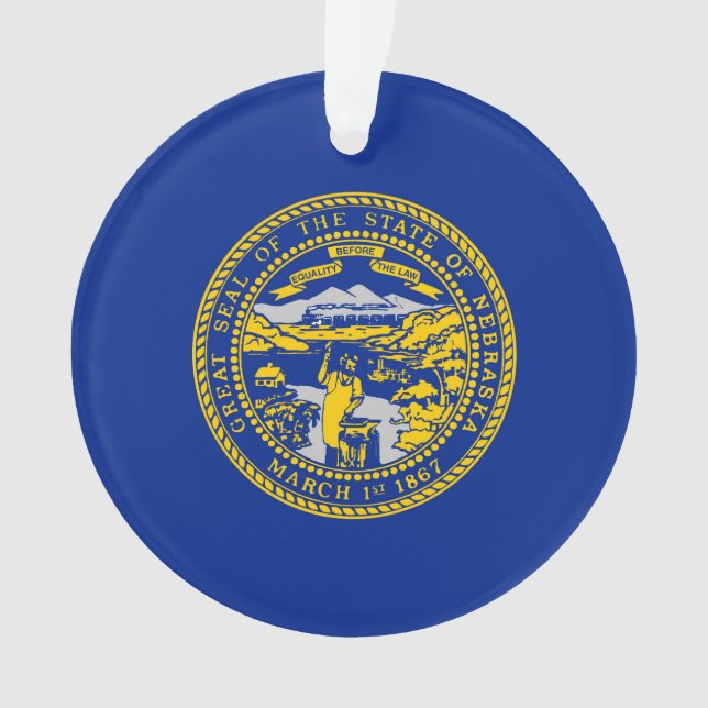 Design du drapeau de l'État du Nebraska (devant)