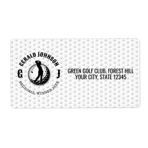 Design élégant de monogramme de golf