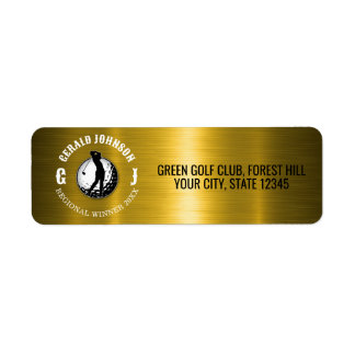 Design élégant de monogramme de golf