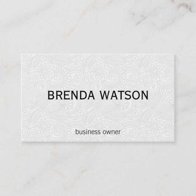 Design Element / Whimsical II Business Card (Front)