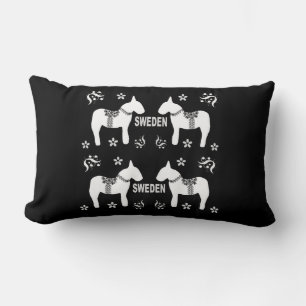 design elements of symbols of Sweden Lumbar Pillow