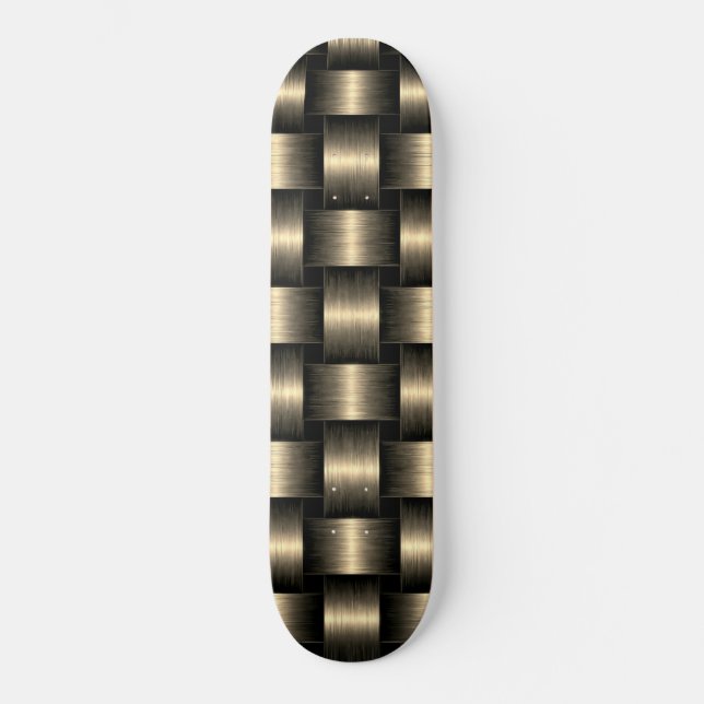Design en lattes de skateboard or (Recto)