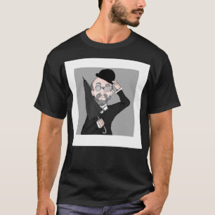 Design- Erik Satie Pin T-Shirt
