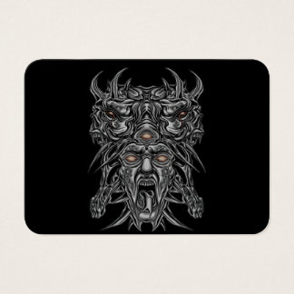 "Design esthétique du visage démon"