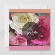 Design floral élégant de carte postale