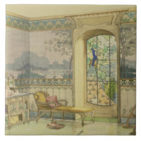 Design for a Bathroom, from 'Interieurs Modernes',