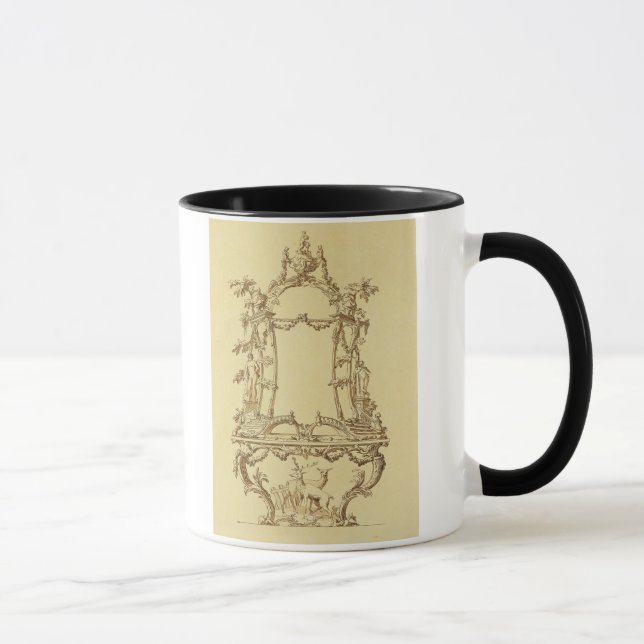 Design for a Console Table (pen & ink wash) Mug (Right)