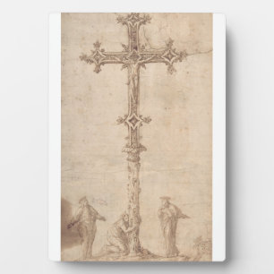Design for a Crucifix with the Virgin Mary Plaque